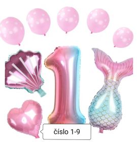 Narozeninové balónky Mořský svět | číslo 1, číslo 2, číslo 3, číslo 4, číslo 5, číslo 6, číslo 7, číslo 8, číslo 9