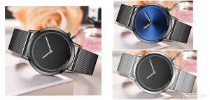 Ocelové hodinky | Černé s černým ciferníkem, Černé s modrým ciferníkem, Šedé s  černám ciferníkem
