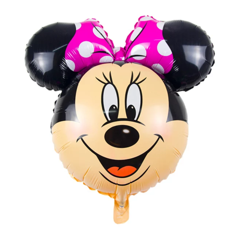 Fóliový balónek Minnie nebo Mickey Mouse 76cm - Minnie (růžová)