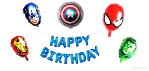 Fóliové Balónky Avengers Happy Birthday
