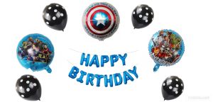 Balónky Avengers Happy Birthday 2