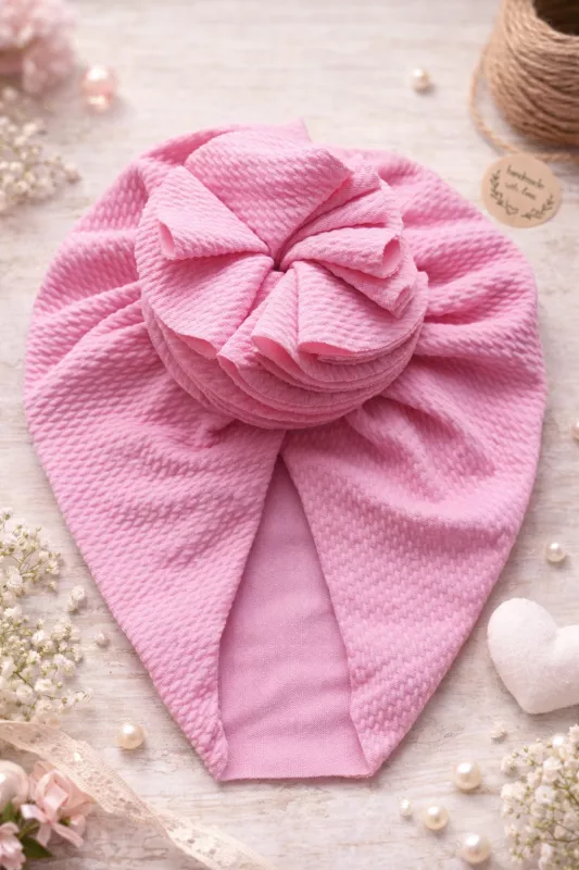 Čepička pro miminko růžová