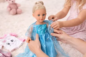 Šatičky Elza pro panenku Šatičky Elza pro panenku