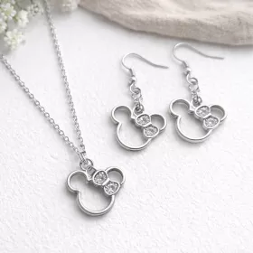 Set řetízek a náušnice Minnie