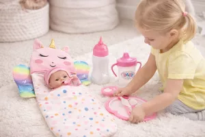 Spací pytel a sada nádobí pro panenku Spací pytel a sada nádobí pro panenku