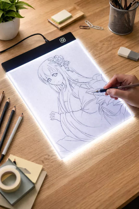 Svítící LED deska na obkreslování